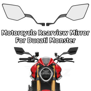 Universal Motorcycle Rearview Mirror for Ducati Monster 1200 1200S 1200R 1100 1000 950 937 900 Sports Wind Wing Rear View Mirror