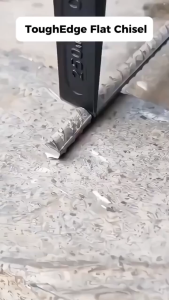 6/8/10/12 Inches Chisel Concrete Tool Flat Chisel Head Masonry Cement Stone Splitter Chrome Vanadium Steel for Concrete Brick Wall Rock Industrial Grade Flat Chisel Chrome Vanadium Steel Forging Cement Steel Wall Construction Site Brick