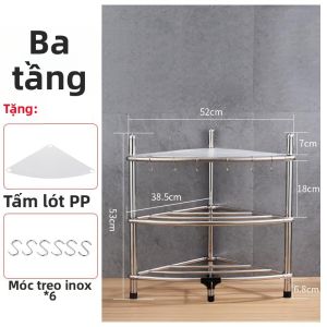 CHIZHIDU | Kệ Góc Để Phòng Tắm Inox Đứng Tự Do