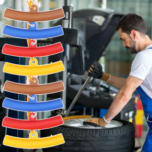 【WOKEN】4PCS Universal Color Car Wheel Rim Protector Tire Edge Anti-Scratch Protective Cover Tire Decoration Car Accessories