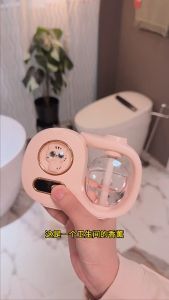 Aromatherapy Automatic Spray Bathroom Air Freshener - White and Pink Models - Safe for Pregnant Women - Fast Odor Elimination - Smart Timing Spray - Ultrafine Mist Atomization