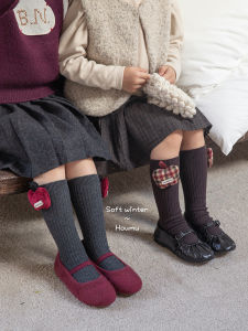 ถุงเท้าผู้หญิง ถุงเท้าผู้หญิงฤดูใบไม้ร่วงและฤดูหนาว ถุงเท้าผู้หญิงยาวถึงเข่า ถุงเท้าผู้หญิงแบบคริสต์มาส ถุงเท้าผู้หญิงแบบครึ่งแข้ง ถุงเท้าผู้หญิงแบบหนา