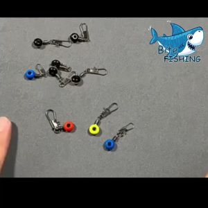 Bite Fishing Fishing Float Connector Sea Beans Sea Fishing Big Float Connector Pin Bearing Rolling Swivel Snap