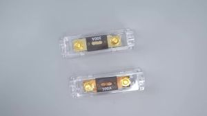 2Pcs ANL Fuse Holder 32V DC ANL Fuse Block with Insulating Cover ANL Fuse Holder 1/0 /2/4 AWG Auto Fuse Block