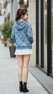 เสื้อกันหนาว เสื้อฮู้ดแบบมีซิป (Hoodie Zip-up) ลาย Monogram - ( G ) อัพลุคต้อนรับหน้าหนาว ดีไซน์สุดชิลล์ 👉🏻พร้อมส่ง