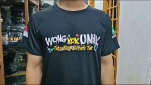 BAJU KAOS DISTRO WONG KOK UNIK