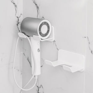 Giá Để Máy Sấy Tóc Gắn Tường Không Cần Đục Lỗ Giá Để Đồ Vệ Sinh Phòng Tắm Bằng Nhựa Giá Để Đồ Dùng Cá Nhân Bền Chắc