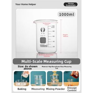 Medicine Measuring Mini Glass Beaker