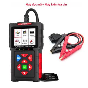 JFIND JF700 Máy Kiểm Tra Pin Ô Tô Xe Máy 12V 24V Máy Quét Obdii 2IN1 Đầu Đọc Mã Công Cụ Chẩn Đoán Cho SOH Dữ Liệu Trực Tiếp