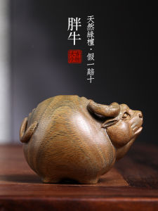 Đồ Trang Trí Bằng Gỗ Tay Cầm Hình Con Bò Cạp Xanh Tự Nhiên Tràm Đồ Chơi May Mắn Cầm Tay Chuyển May Mắn