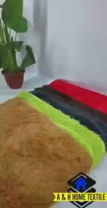Elegant 3-Piece Bathroom Mat Set with Non-Slip Surface and Soft Velvet Material for Toilet and Shower Area