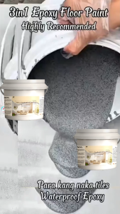 BUY1TAKE1 Epoxy Colored Sand Self Leveling Floor Paint Household Imitation Marble