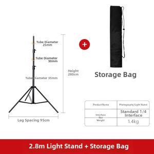 AMBITFUL | Portable Extendable Light Stand 2.8m