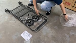 Large Size Giken Heavy Duty Shopping Foldable Trolley Cart - Big enough for weekly grocery shopping and better lasting bearing wheels - Singapore Local Stocks |