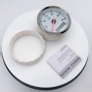RYSJM | 85mm Tachometer Tacho Gauge with Digital Hourmeter M16 M18mm RPM Sensor Universal For Car Boat Tacho 3000 4000 6000RPM Meter