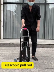 REAIM Foldable Scalable Heavy Duty Wagon Trolley Cart Super Load Bearing Portable Push Cart for Home Grocery Food Shopping Outdoor Camping Storage
