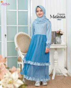 MALAIKA PINK BY LABELLA GAMIS ANAK CANTIK PESTA TULLE TUMPUK