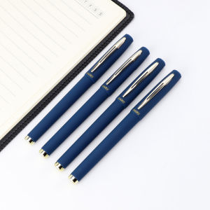 Baoke Large Capacity Neutral Pen Signature Pen 0.7mm Carbon 0.5 Black Blue Red 1.0 Green Ink Thick Water Business Office Student Bullet Hard Calligraphy Practice Exam Print Logo