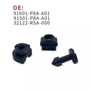 Honda Engine Cover Plastic Lock Pin Screw Nut Clip Pin Holder Civic FD CRV Accord HRV Rubber