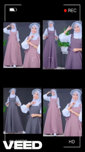 Baju Muslim Anak Remaja Putri Cantik umur 8-15 Tahun Gamis Syari Anak Perempuan Tanggung Bahan Katun