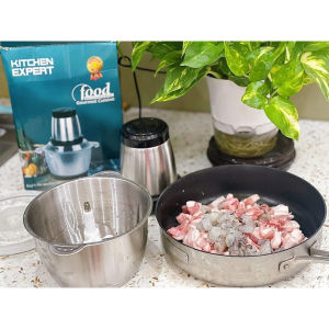 Máy xay thịt cối inox 304 công suất 250w máy xay đa năng tiện lợi cho nhà bếp