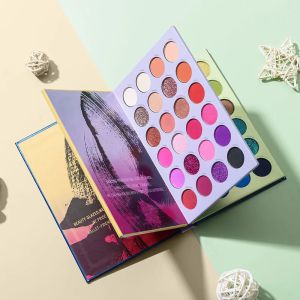 YANINGNI 72-Color Book Eye Shadow Palette Three-Dimensional Matte Shimmer Eyeshadow Palette Eye Makeup Beauty Tools
