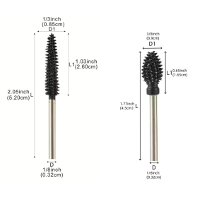 Bộ 2 Mũi Khoan Xoay 1/8 Inch Đầu Mài Cacbua Dùng Cho Khắc Gỗ Loại Bỏ Nhanh Đầu Mài Gỗ Tương Thích Với Máy Dremel DeWalt Milwaukee