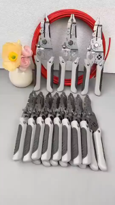 Kìm tuốt dây điện đa năng 12 trong 1 Kìm điện đa năng Thép gió  Lò xo ẩn