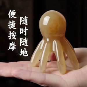 Hair Care Scalp Massage Comb Eight-Armed Octopus Brush Meridian Unblocking Acupoint Stimulation Plastic Comb for Personal Use