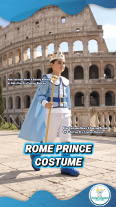 United Nation Roman Rome Argentina France Hungary Austria Royal King Terno with Cape Costume for Kids National Attire for UN Events for Kids