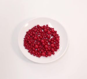 Cinnabar Red Stone Beads For Jewelry Making Round Loose Spacer Beads Diy Bracelets Necklace Accessories 4 5 6 8 10mm