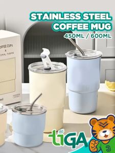 TIGA Coffee Mug 304 Stainless Steel Thermal Water Bottle Vacuum Insulated Flask Tumbler Hot Cold Cup Thermos TG00023
