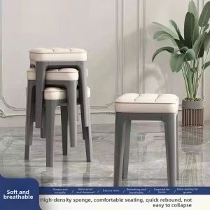 Modern Soft Stool Simplified Design Thick Stackable