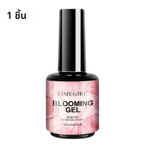เจลไลม์เกิร์ล 15 มล. สำหรับตกแต่งเล็บแบบเบลล์มาร์เบิล ให้เอฟเฟกต์กระจายสีแบบดอกบาน  เจลใสสำหรับตกแต่งเล็บแบบเบลล์มาร์เบิล