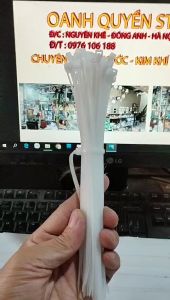 Set 100g dây thít nhựa lạt thít dây rút nhựa cao cấp làm từ nhựa PA 66 tiện lợi bền bỉ đủ độ dài