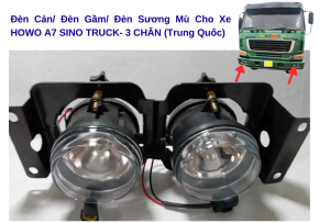 Đèn Cản/ Đèn Gầm/ Đèn Sương Mù Cho Xe HOWO 371Ps (A7) 3-4 Chân (Trung Quốc)