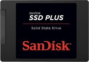 SanDisk SSD PLUS 500GB 1TB 2TB Internal SSD–SATA III 6Gb/s 2.5"/7mm Up to 535 MB/s–Upgrade PC/Laptop–SDSSDA-1T00-G27 Black