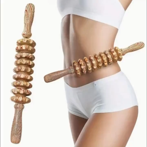 Wood Therapy Roller Massage ToolsLymphatic Drainage MassagerWooden Massage & Muscle Roller Stick(12 Straight)