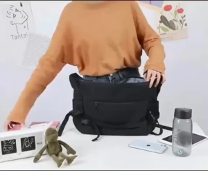 [HCM]⚡Camkết hàng xịn⚡ Túi Đeo Chéo Canvas Cỡ Lớn Thời Trang Hàn Quốc Học Sinh Sinh Viên