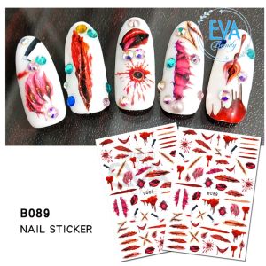 Nail Sticker Dán Móng Tay 3D Dạng Decal Trang Trí Lễ Hội Ma Quỷ Halloween B888990