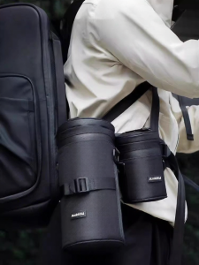 AMBITFUL | Thick Double-layer Camera Lens Pouch for DSLR and Mirrorless Cameras