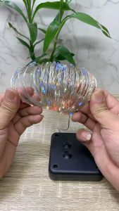 7m/12m/22m 200 LED Solar Copper Wire Lamp 8 Mode Power String Fairy Tree Light Holiday Outdoor Waterproof Party [H12]