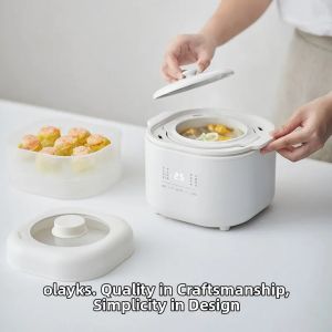 Olayks | Automatic Ceramic Electric Soup Cooker for Infants Birds Nest Stew