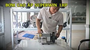 MÁY BƠM NƯỚC CAO ÁP SUPERWIN 1HP (HỌNG 42/34MM) - SP750