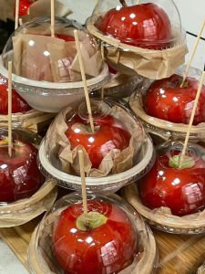 Sugar Packaging Bowl with Bamboo Skewer for Street Vendors Dessert Packaging Box Kitchen Baking DIY Tools School Home