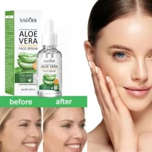 SADOER Aloe Vera Gel Pelembab Kulit Wajah Esensi Kolagen