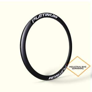 (( VELG 700c 36H PLTNM )) Velg 700 C Lubang 36 H Hole Rim Rims Sepeda Fixie Roadbike Balap Road Bike Platinum Taiwan tingi 4cm 40mm