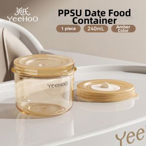 YeeHoO KIDS | Microwave Steamable Date Display Freshness Preserving Baby Food Bowl
