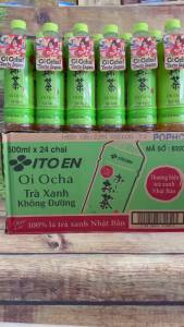 Thùng 24 Chai Nước Uống Trà Xanh / Trà Lài / Trà Lúa Mạch KHÔNG ĐƯỜNG Itoen chai 500ml