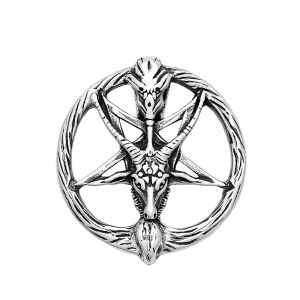 Vintage Punk Animal Skull Pendant Stainless Steel Sheep Head Necklace For Men Unique Gothic Amulet Jewelry Gifts Dropshipping